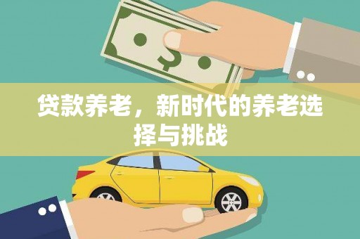池州贷款养老，新时代的养老选择与挑战