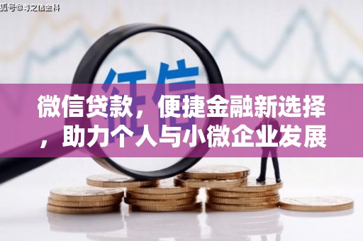池州微信贷款，便捷金融新选择，助力个人与小微企业发展