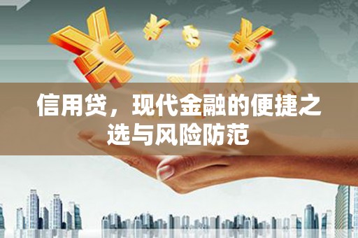 池州信用贷，现代金融的便捷之选与风险防范