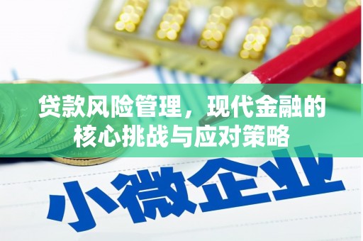 池州贷款风险管理，现代金融的核心挑战与应对策略