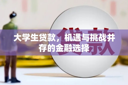 池州大学生贷款，机遇与挑战并存的金融选择