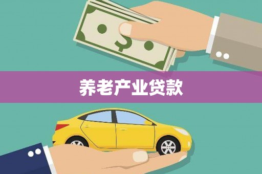 池州养老产业贷款