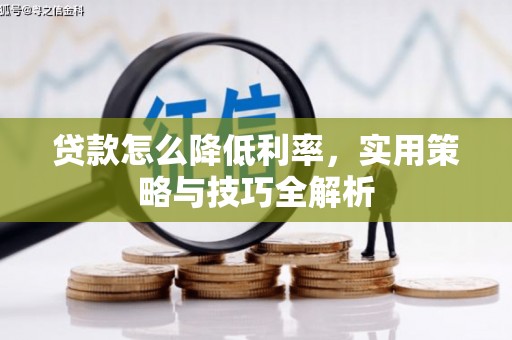 池州贷款怎么降低利率，实用策略与技巧全解析