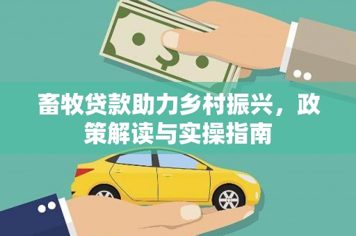 池州畜牧贷款助力乡村振兴，政策解读与实操指南