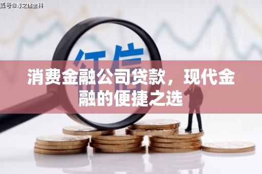 池州消费金融公司贷款，现代金融的便捷之选