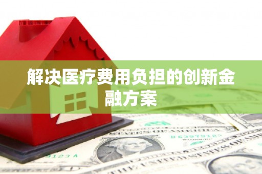 池州解决医疗费用负担的创新金融方案